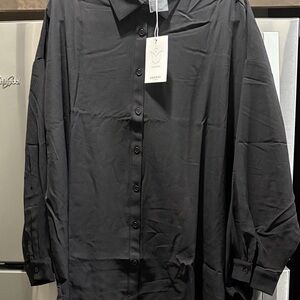 Andree Charcoal Button-Up Shirt